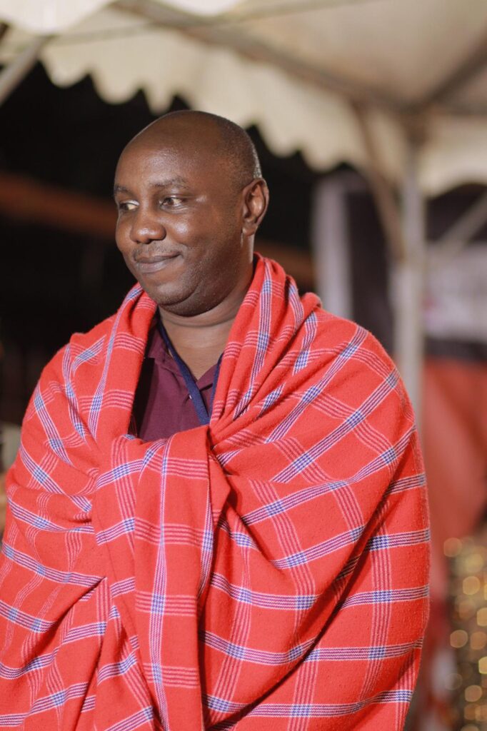 Founder ,Kenneth dressed in Kenyan maasai clothe